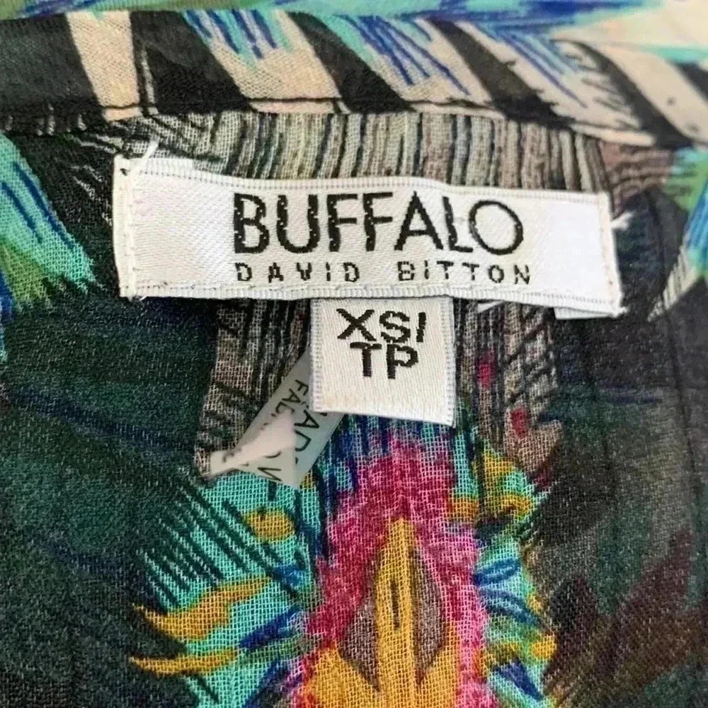 Buffalo semi sheer top with shoulder cutouts, XS,EUC - Picture 4 of 4